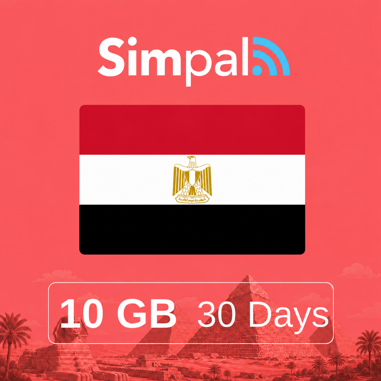 Egypt eSIM - 10GB Data (30 Days)