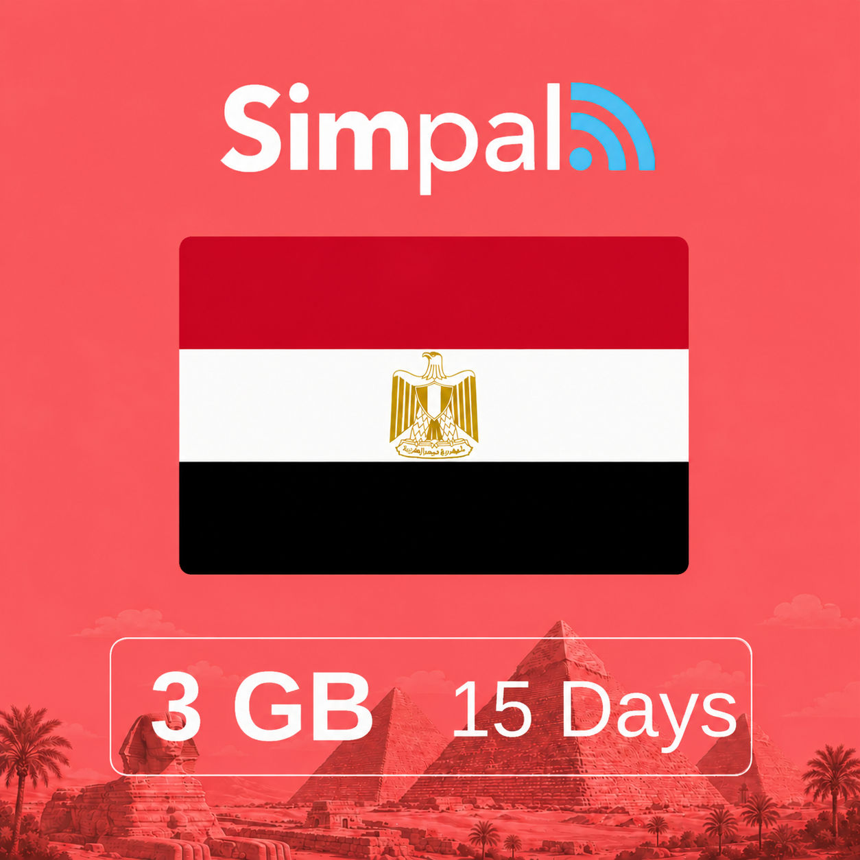 Egypt eSIM - 3GB Data (15 Days)