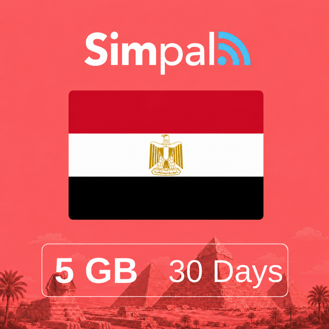 Egypt eSIM - 5GB Data (30 Days)