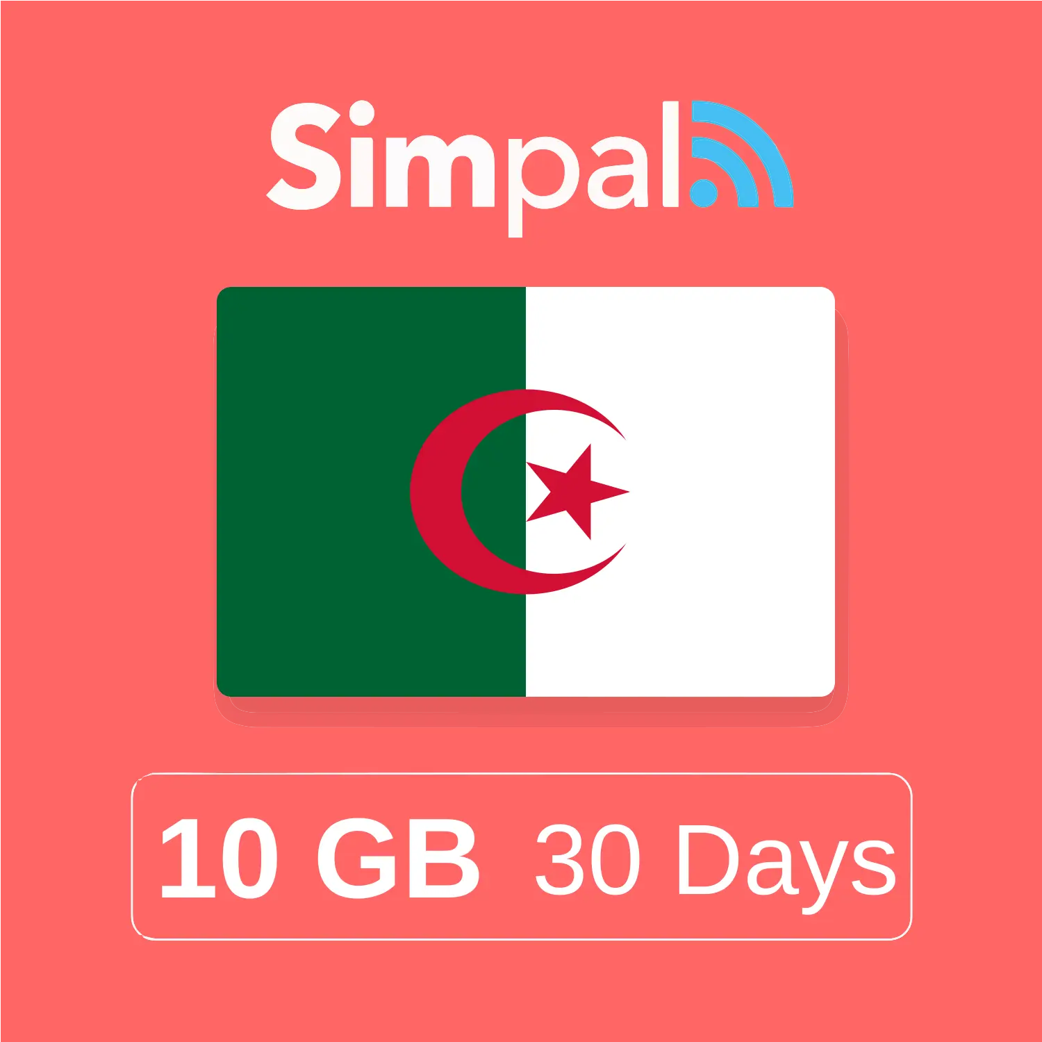 Algeria eSIM - 10GB Data (30 Days)