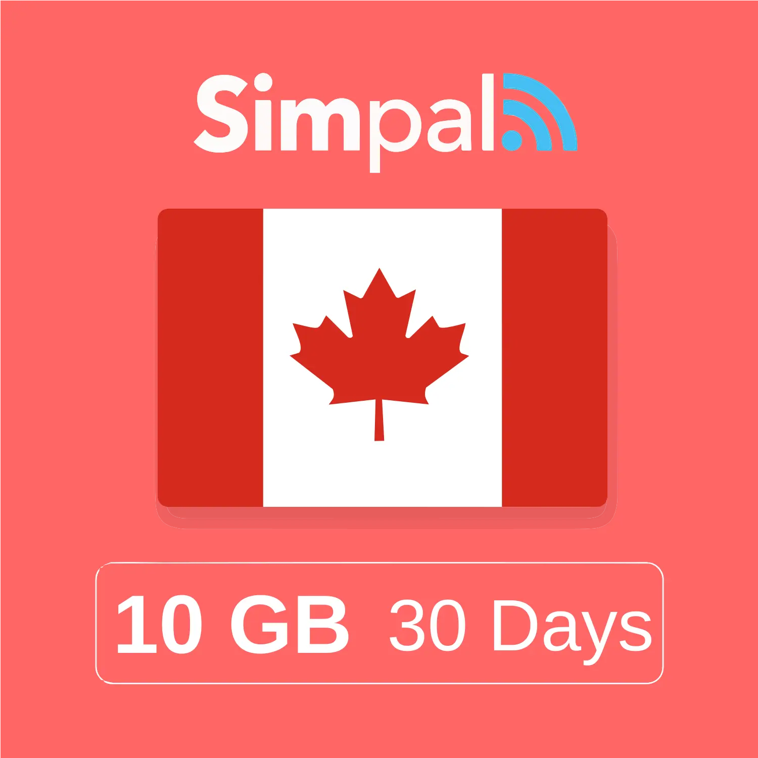 Canada eSIM - 10GB Data (30 Days)