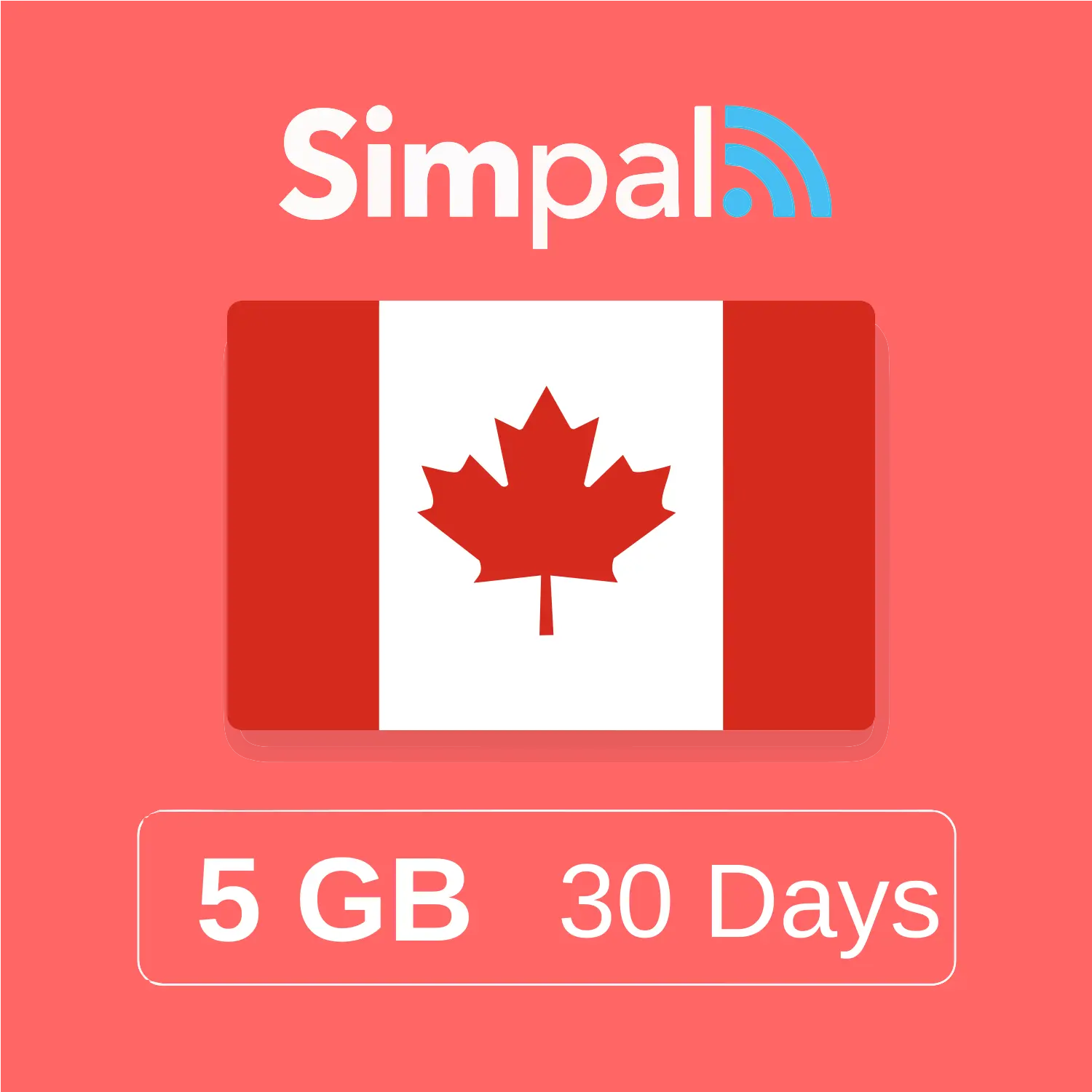 Canada eSIM - 5GB Data (30 Days)