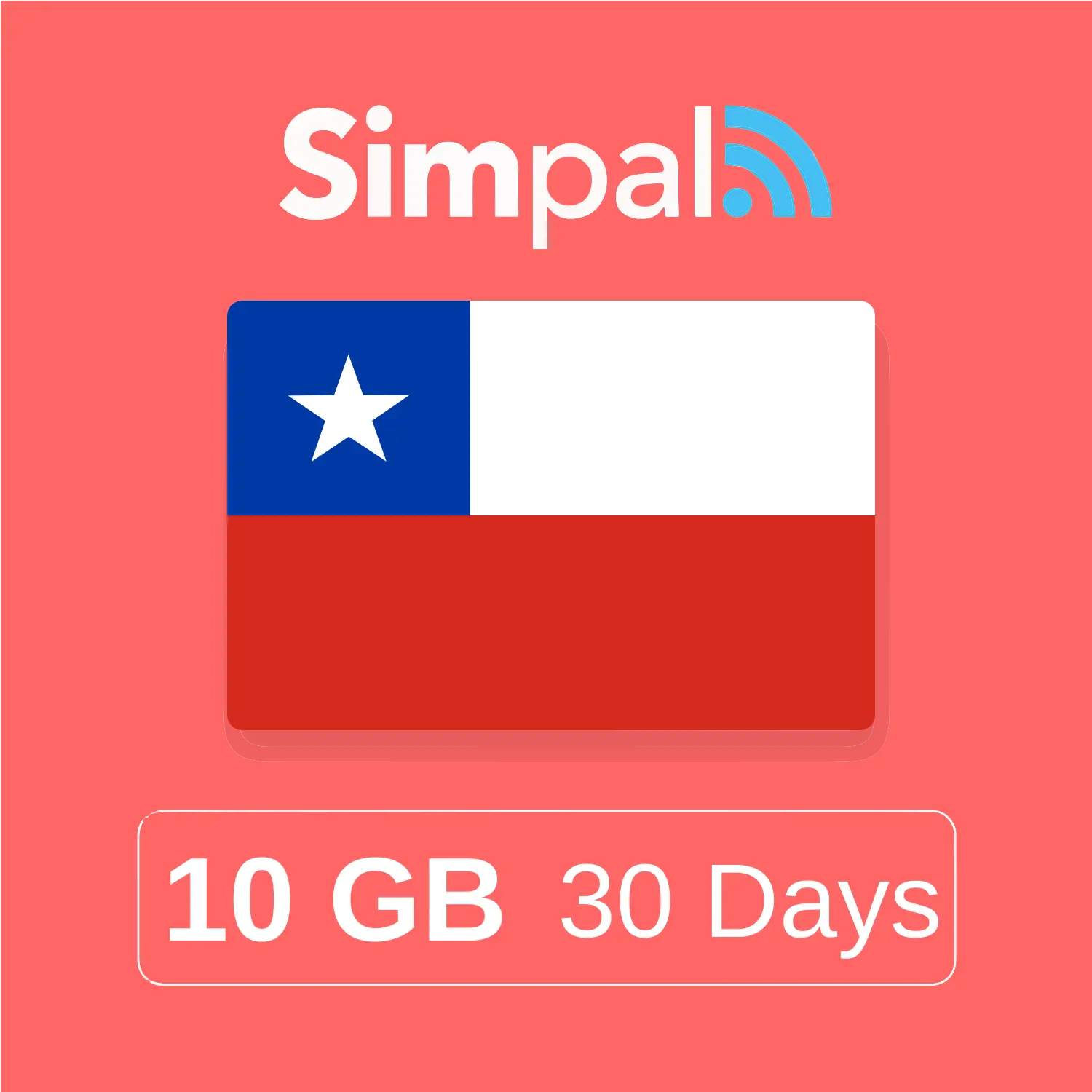 Chile eSIM - 10GB Data (30 Days)
