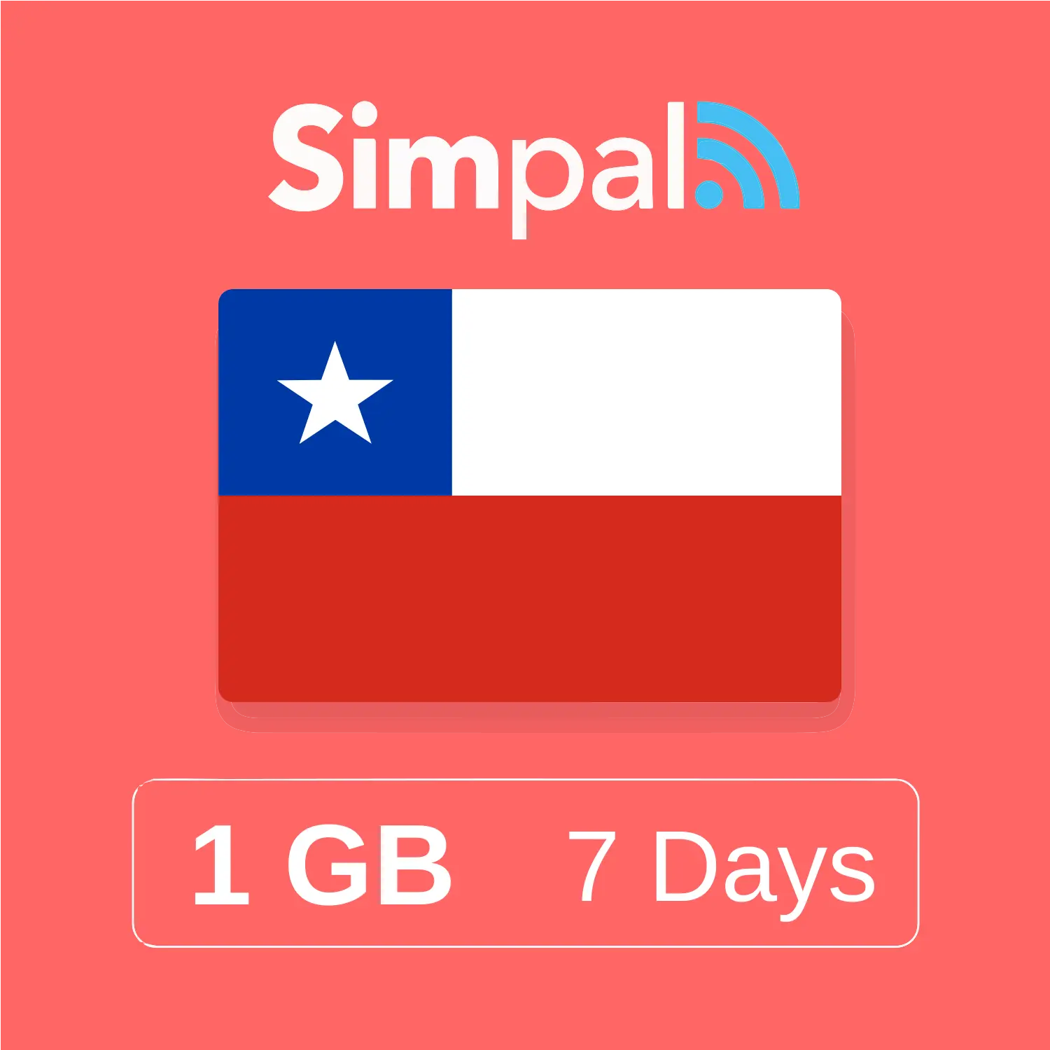 Chile eSIM - 1GB Data (7 Days)