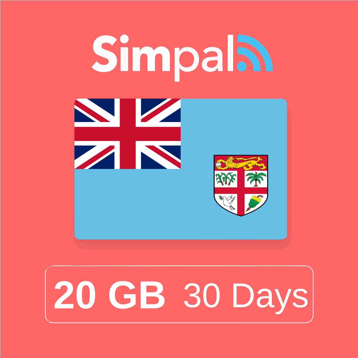 Fiji eSIM - 20GB Data (30 Days)