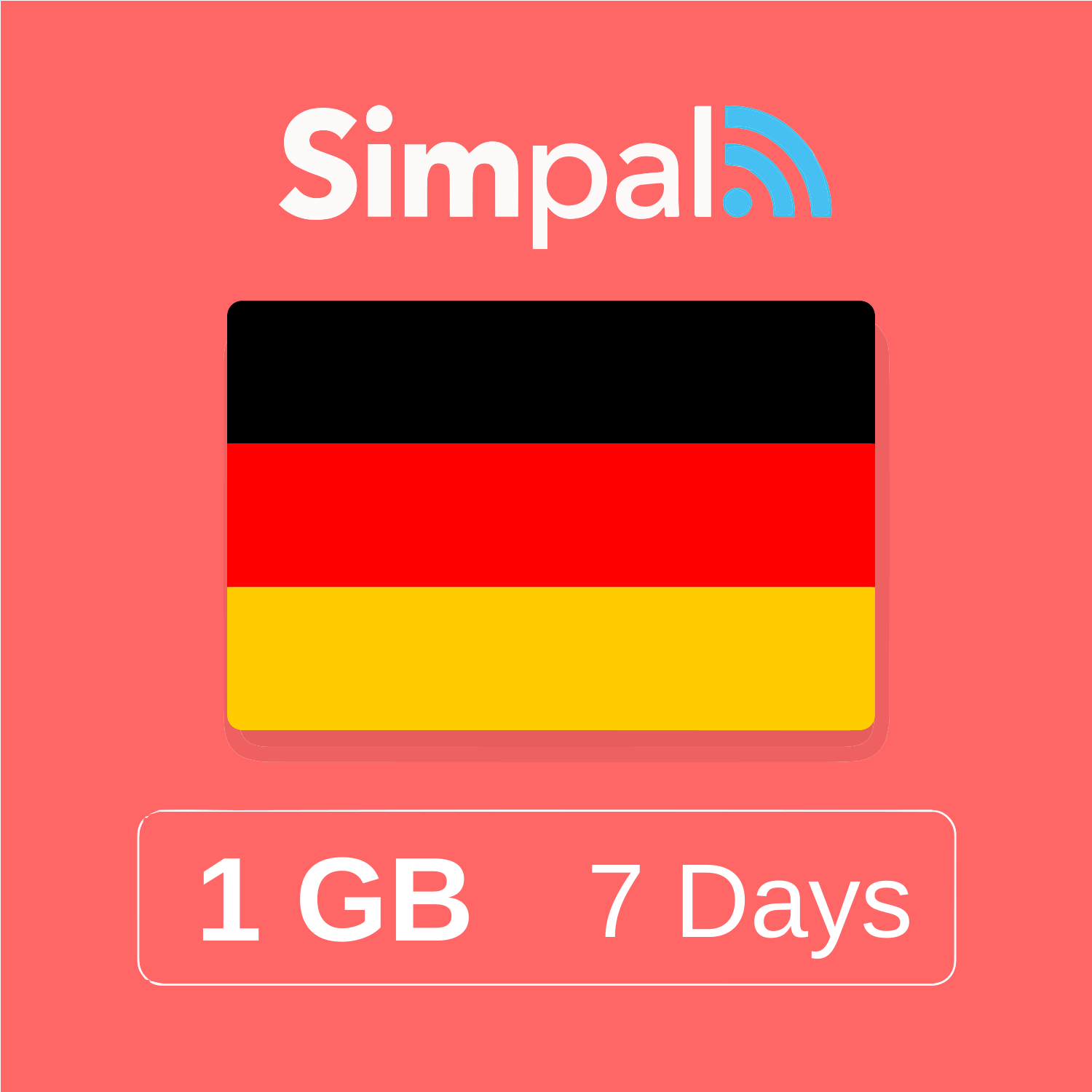 Germany eSIM - 1GB Data (7 Days)