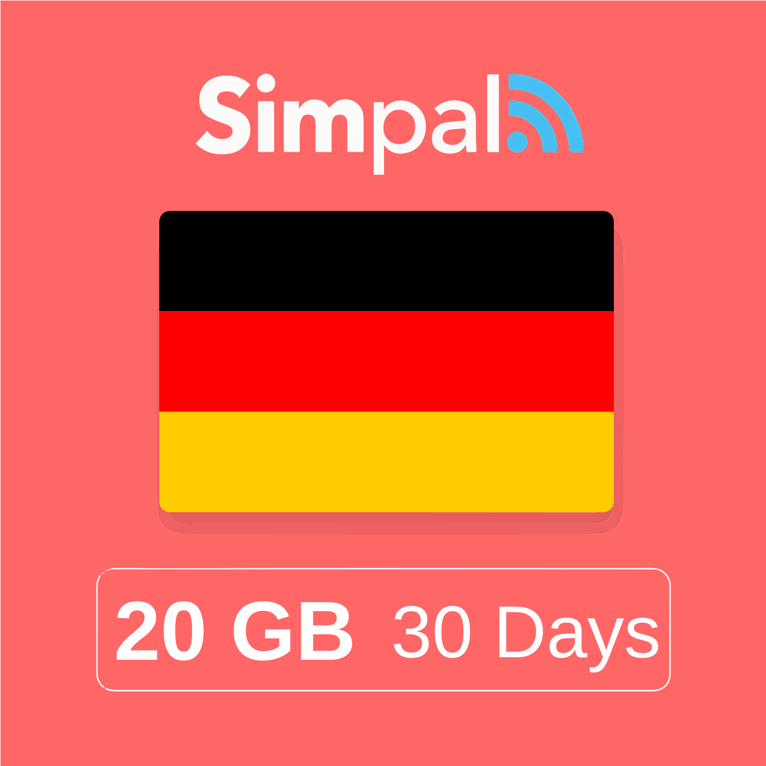 Germany eSIM - 20GB Data (30 Days)