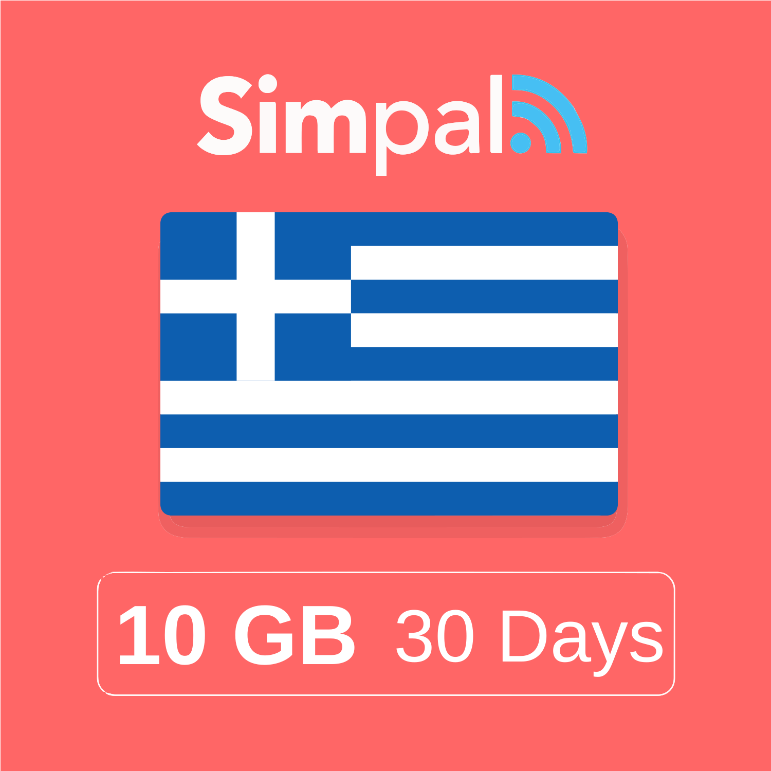 Greece eSIM - 10GB Data (30 Days)