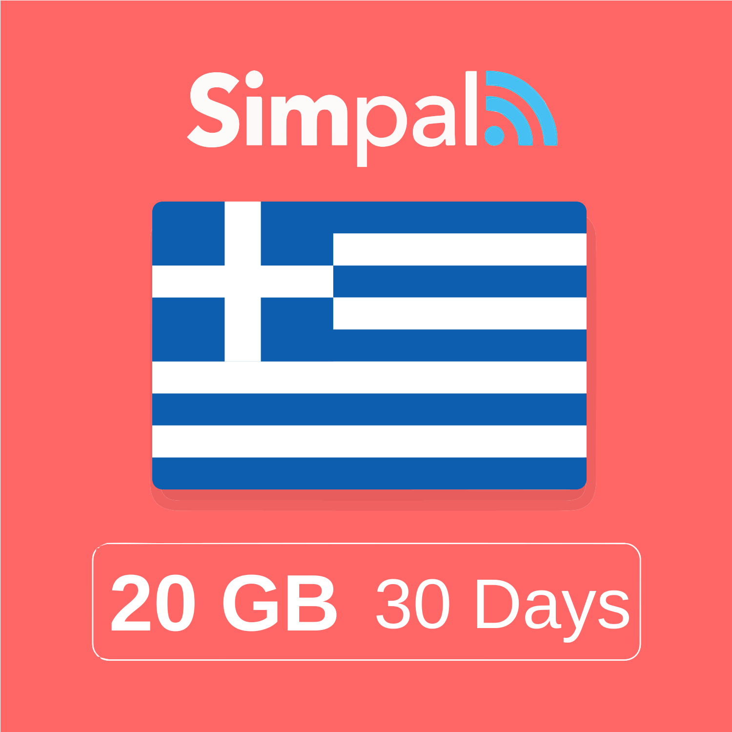 Greece eSIM - 20GB Data (30 Days)