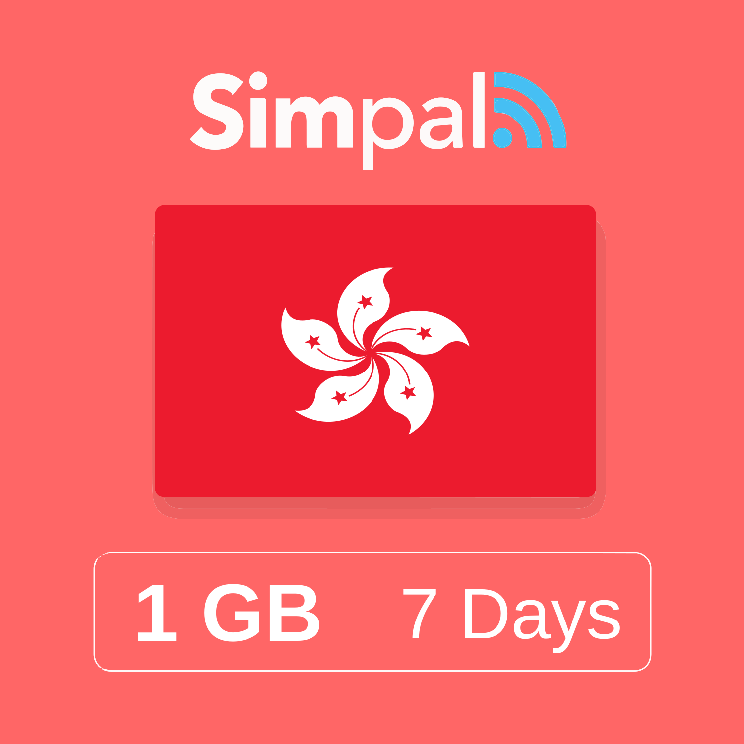 Hong Kong (China) eSIM - 1GB Data (7 Days)