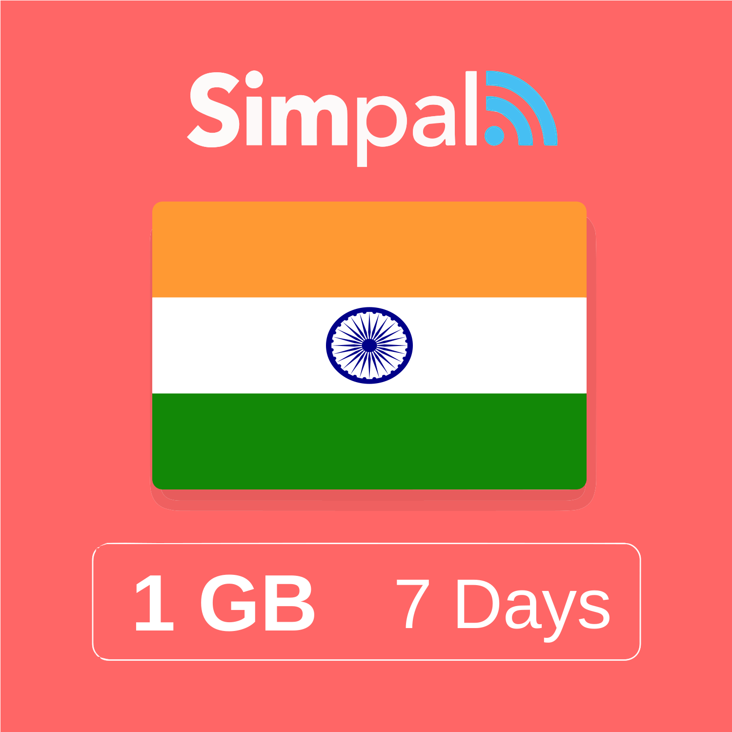 India eSIM - 1GB Data (7 Days)