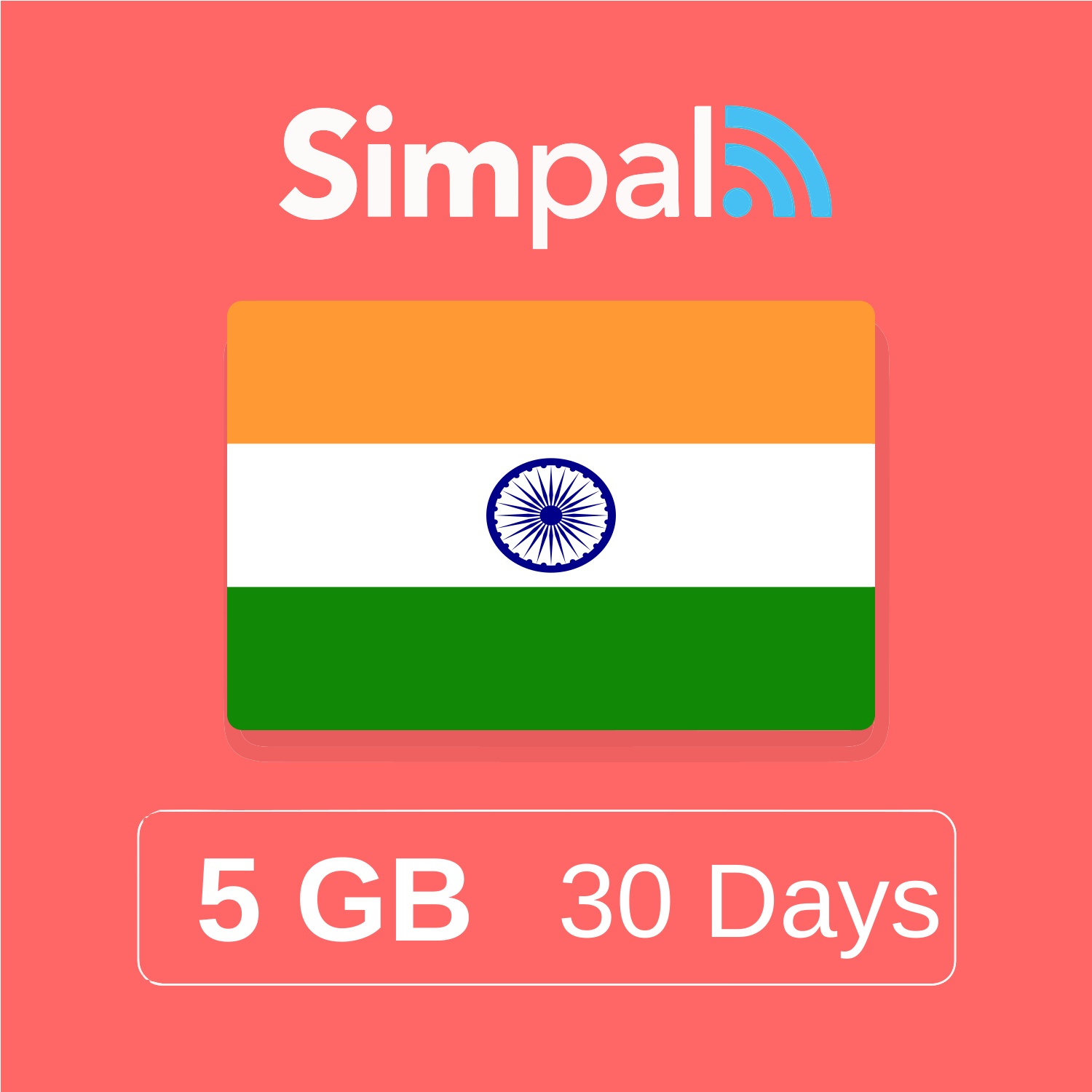 India eSIM - 5GB Data (30 Days)