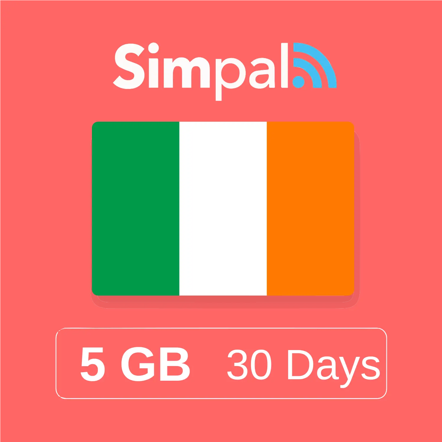 Ireland eSIM - 5GB Data (30 Days)