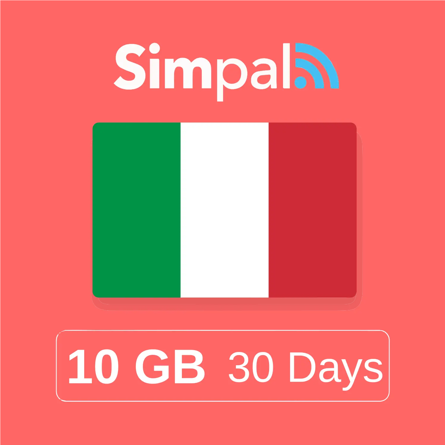 Italy eSIM - 10GB Data (30 Days)