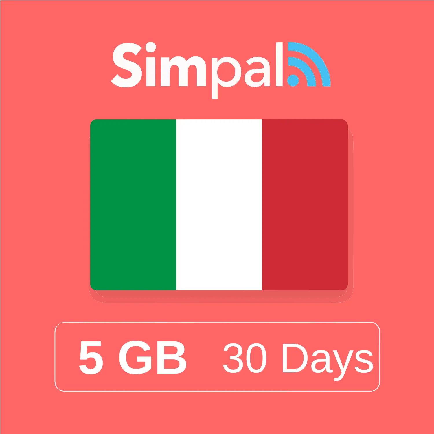 Italy eSIM - 5GB Data (30 Days)