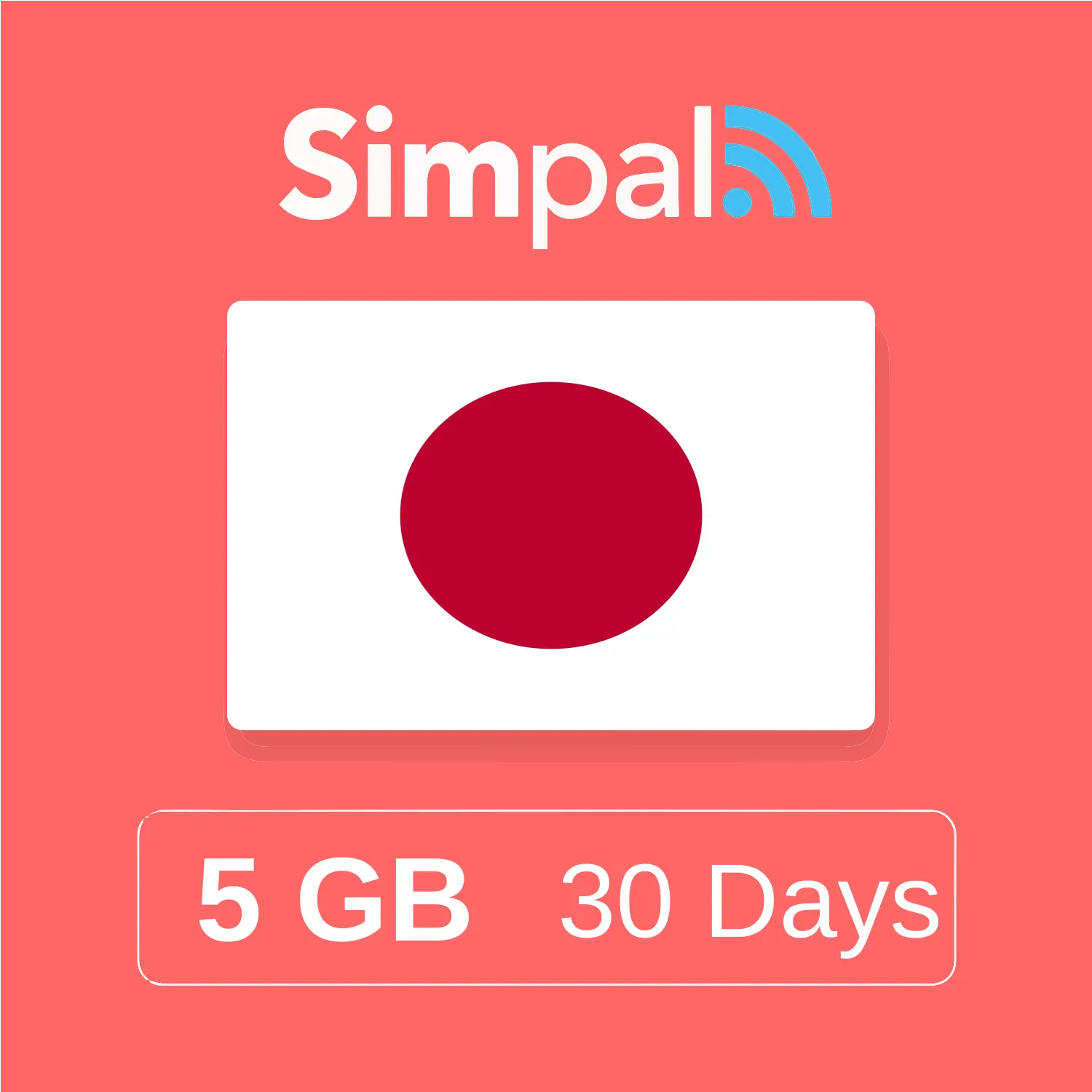 Japan eSIM - 5GB Data (30 Days)