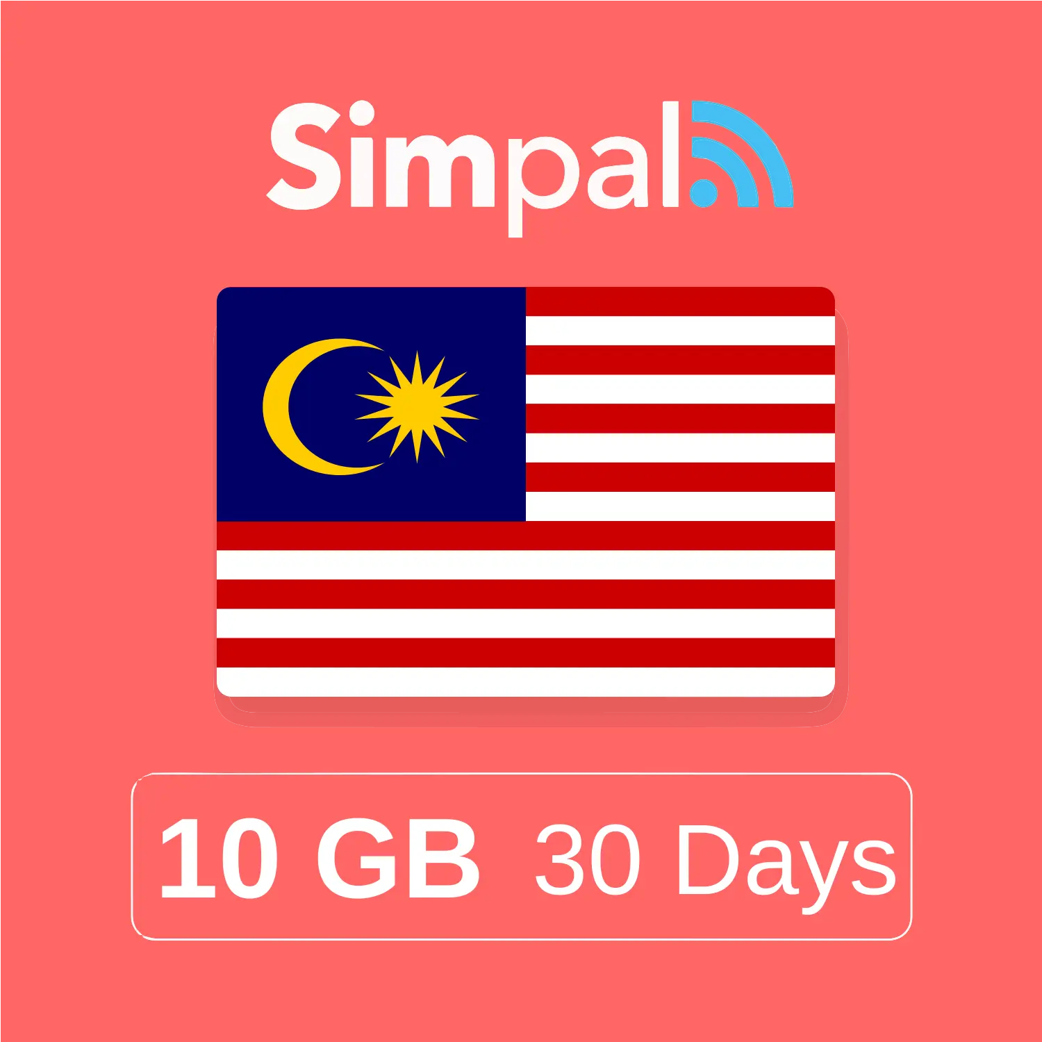 Malaysia eSIM - 10GB Data (30 Days)