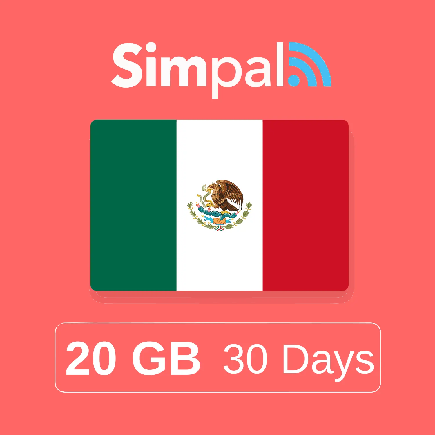 Mexico eSIM - 20GB Data (30 Days)