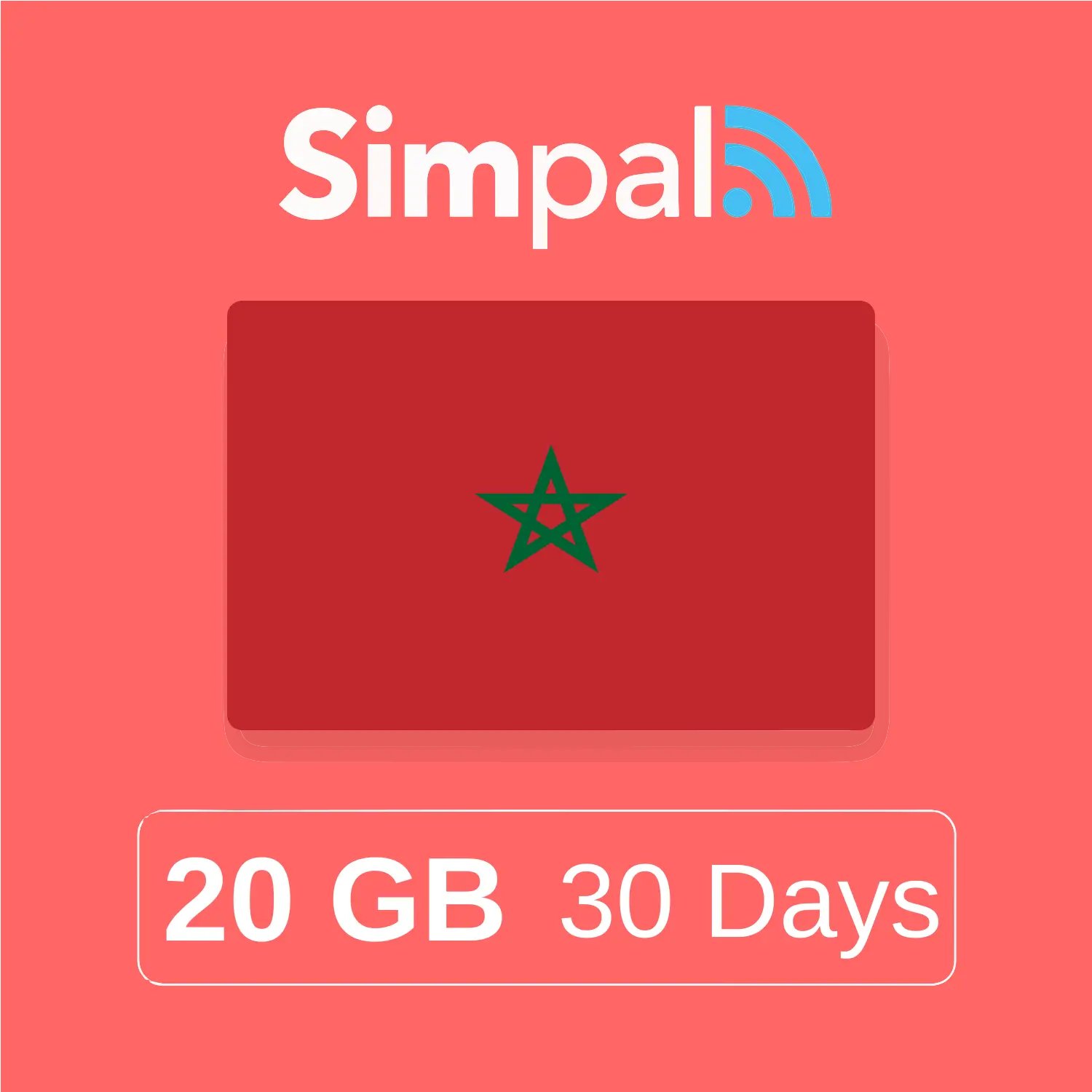 Morocco eSIM - 20GB Data (30 Days)