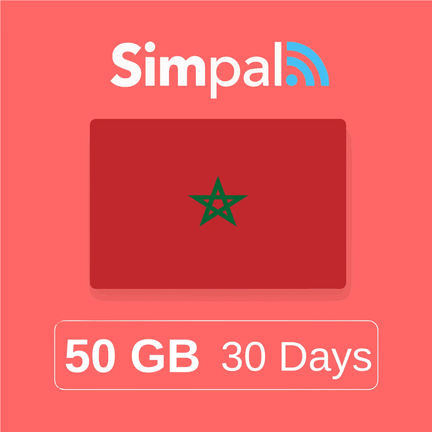 Morocco eSIM - 50GB Data (30 Days)