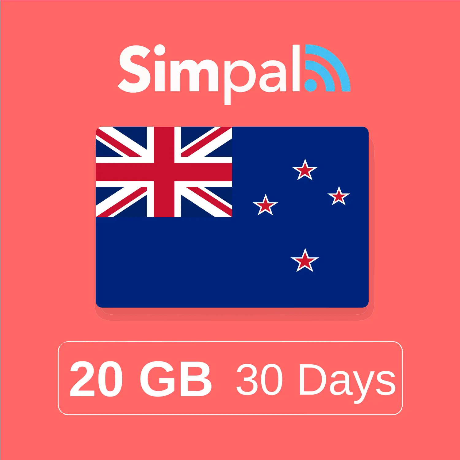 New Zealand eSIM - 20GB Data (30 Days)