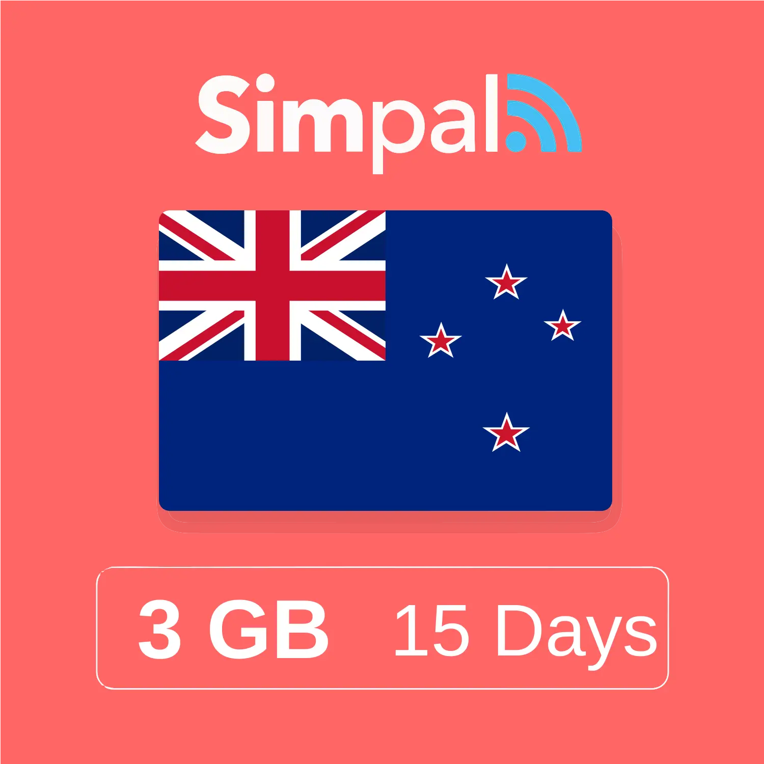 New Zealand eSIM - 3GB Data (15 Days)