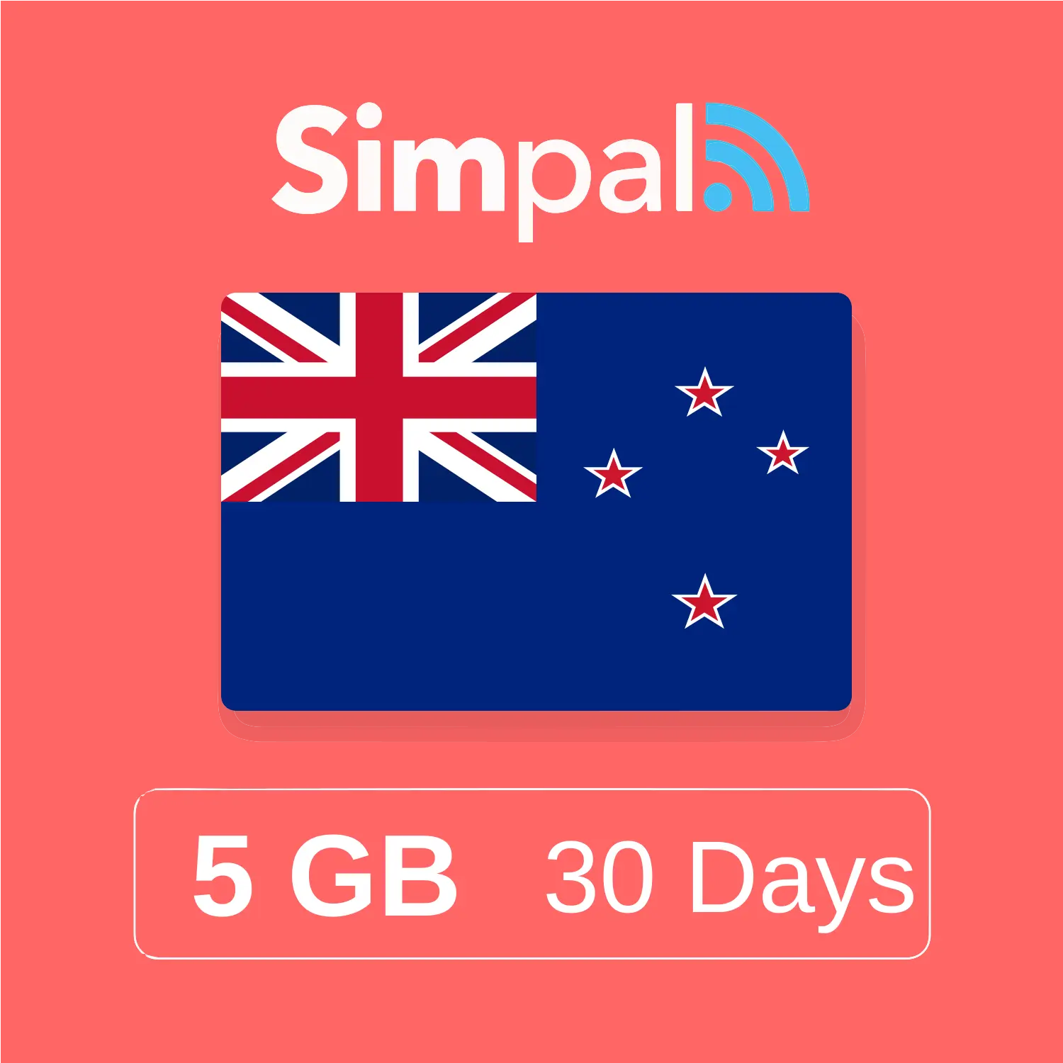 New Zealand eSIM - 5GB Data (30 Days)