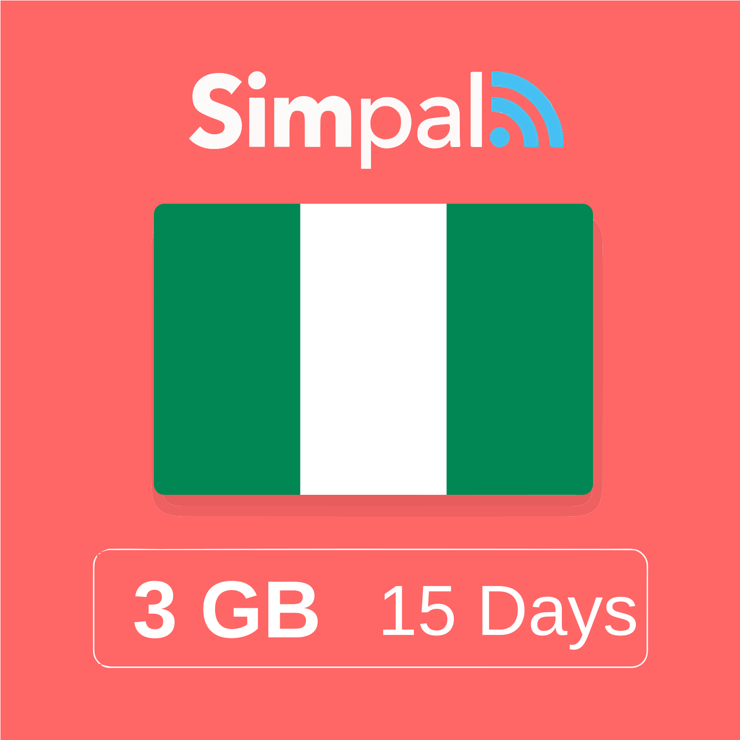 Nigeria eSIM - 3GB Data (15 Days)