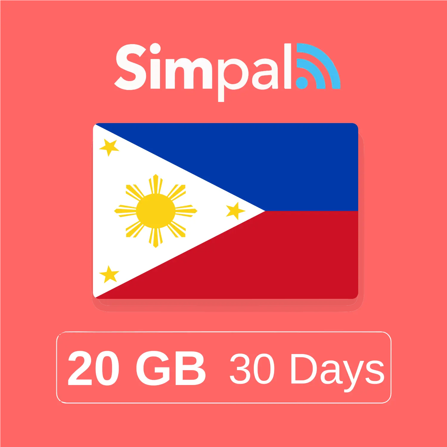 Philippines eSIM - 20GB Data (30 Days)