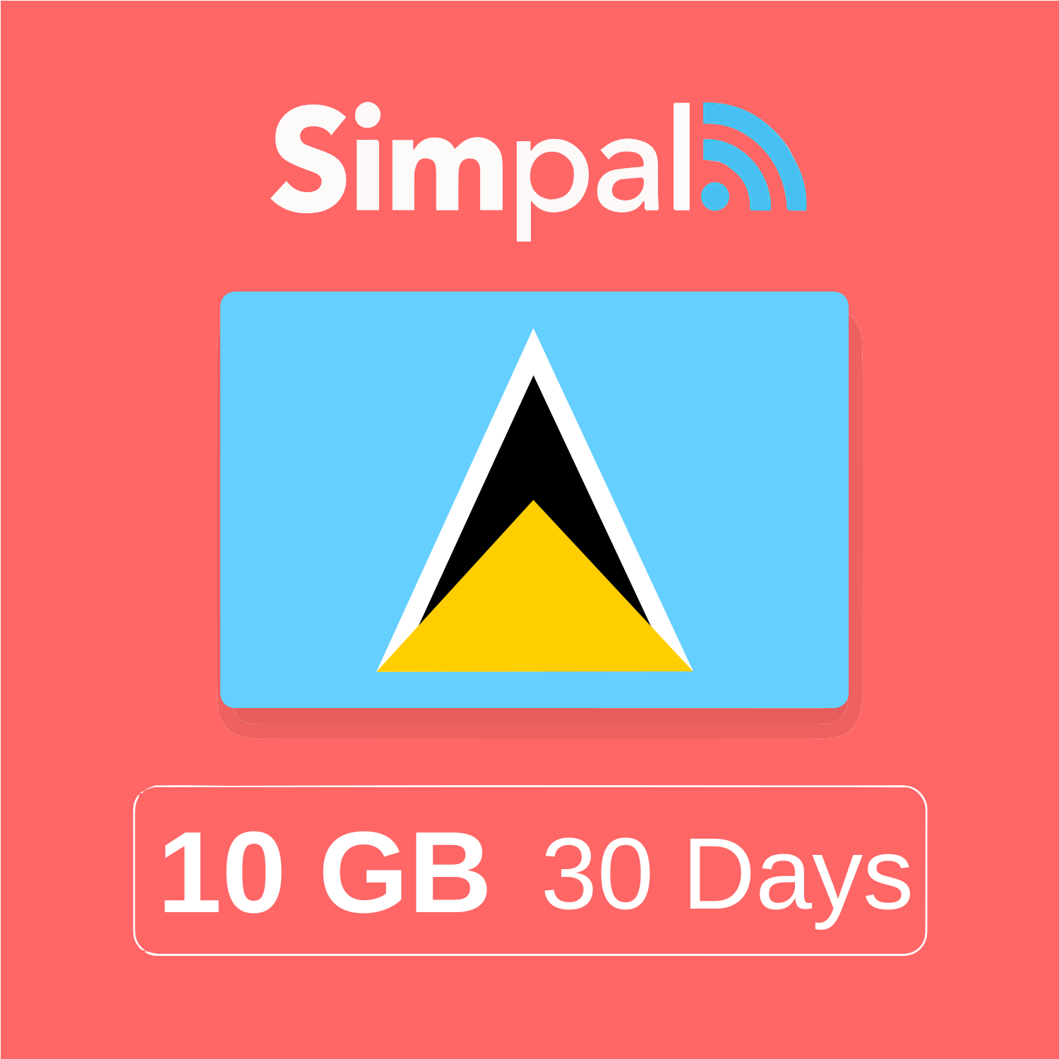 Saint Lucia eSIM - 10GB Data (30 Days)