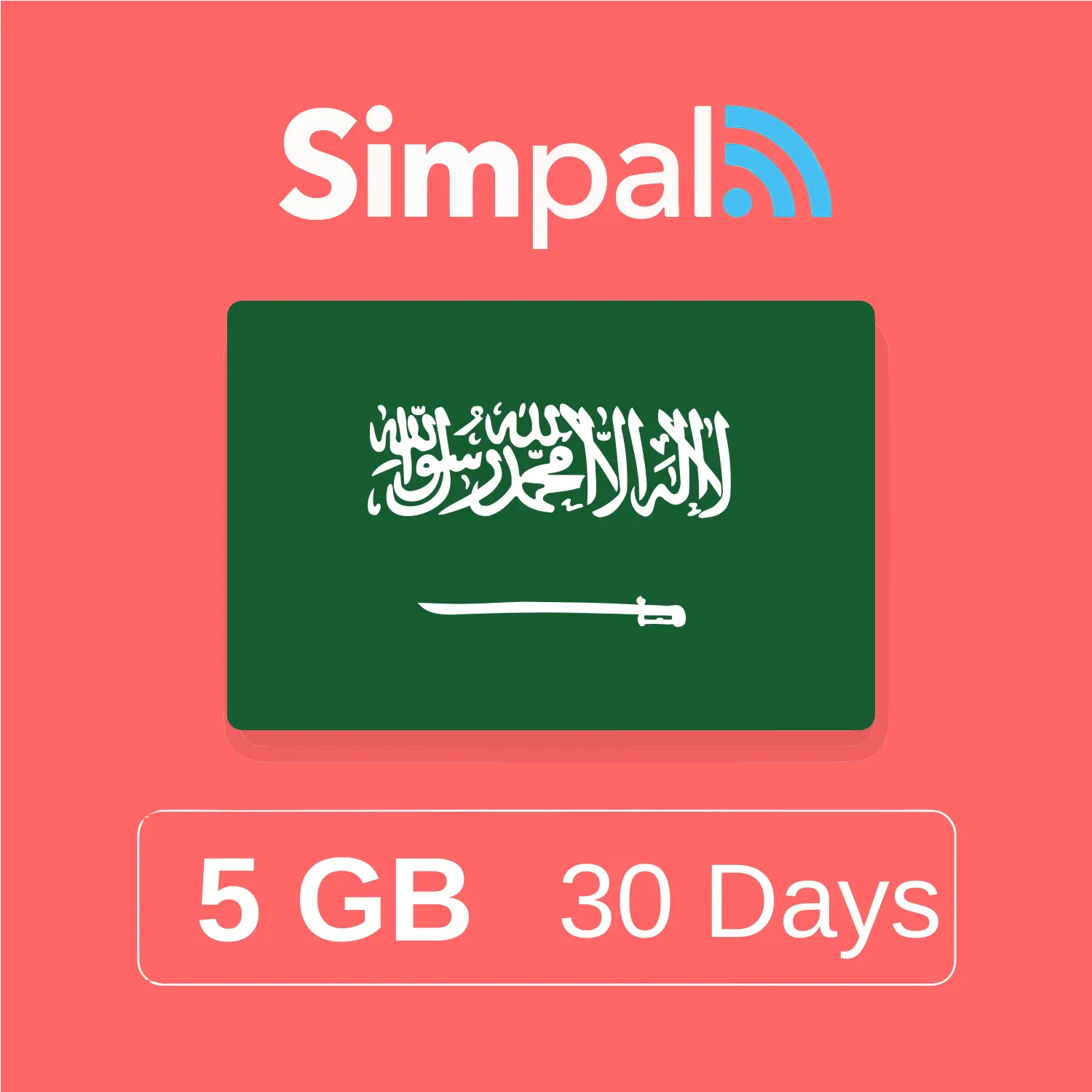 Saudi Arabia eSIM - 5GB Data (30 Days)