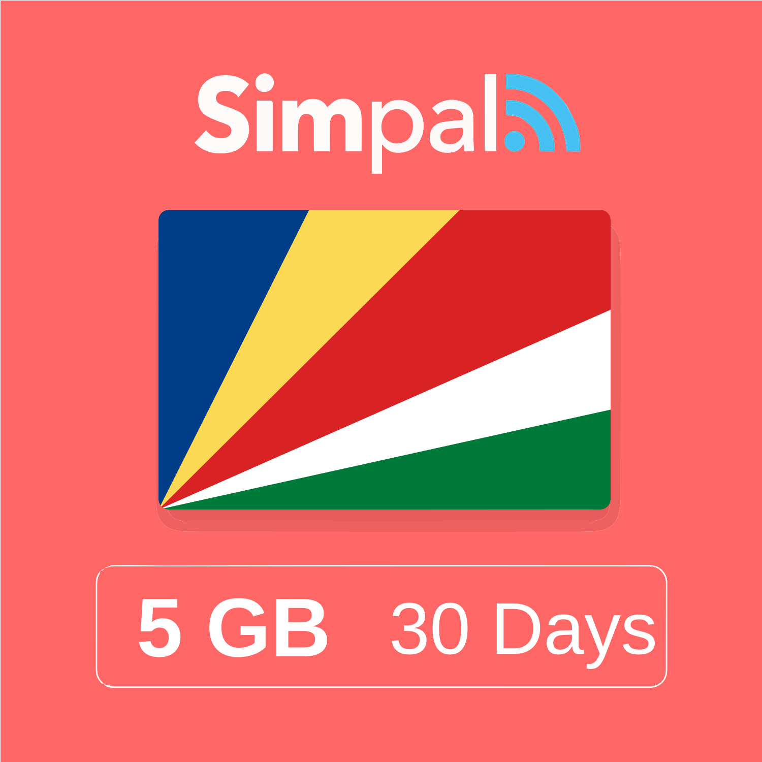 Seychelles eSIM - 5GB Data (30 Days)