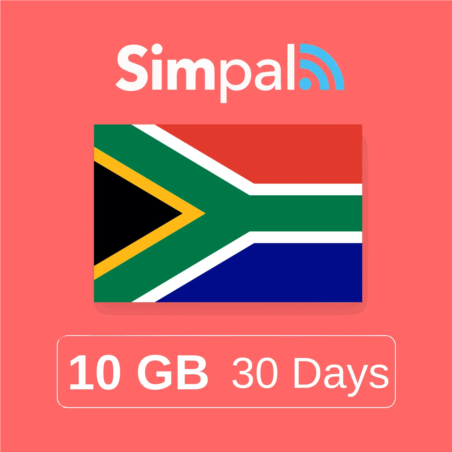 South Africa eSIM - 10GB Data (30 Days)