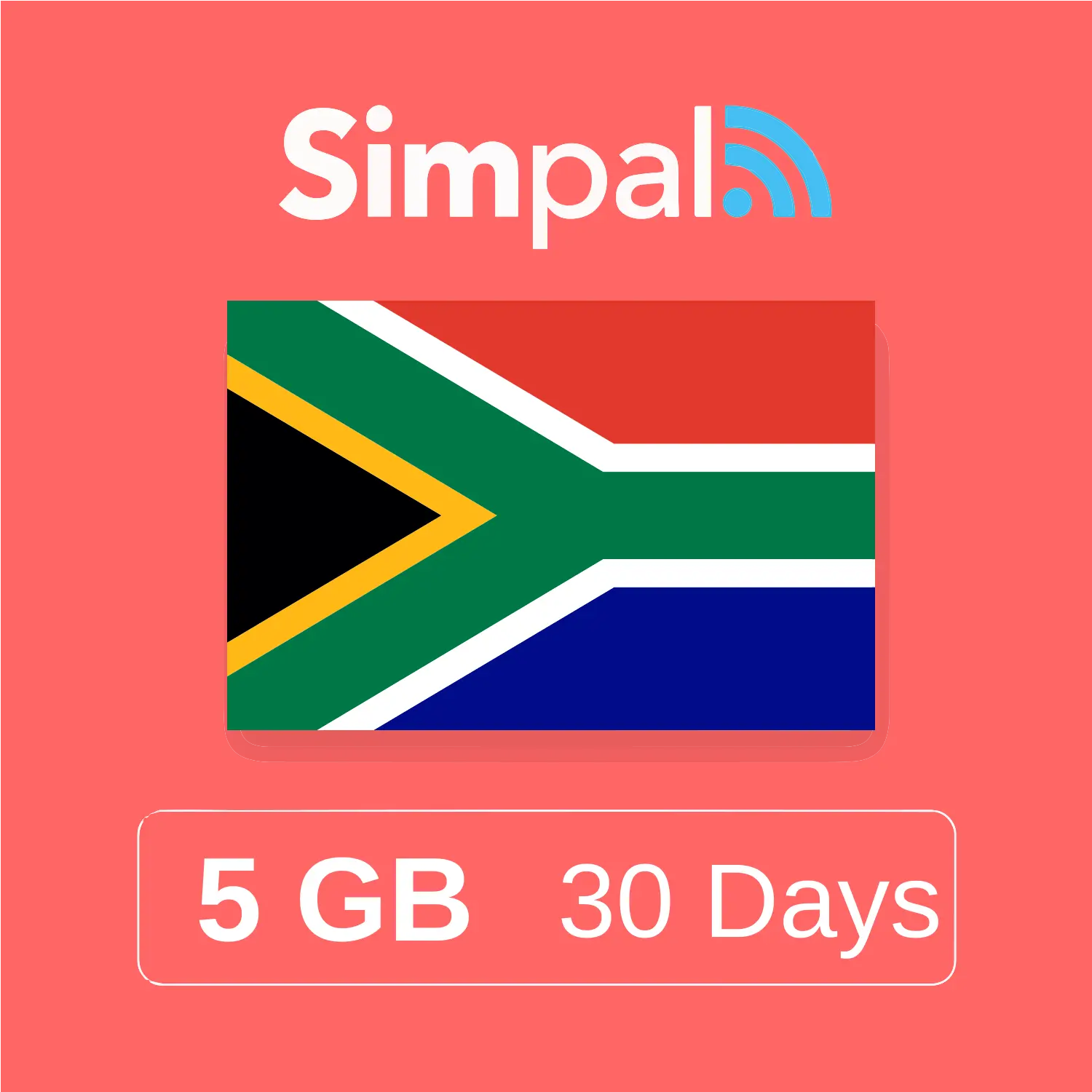 South Africa eSIM - 5GB Data (30 Days)