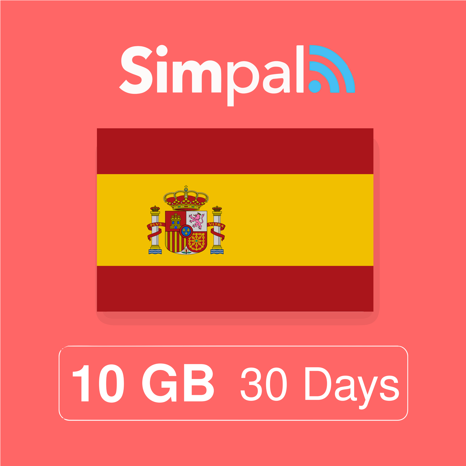 Spain eSIM - 10GB Data (30 Days)