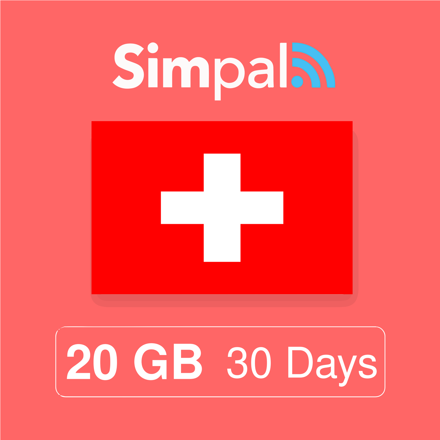 Switzerland eSIM - 20GB Data (30 Days)