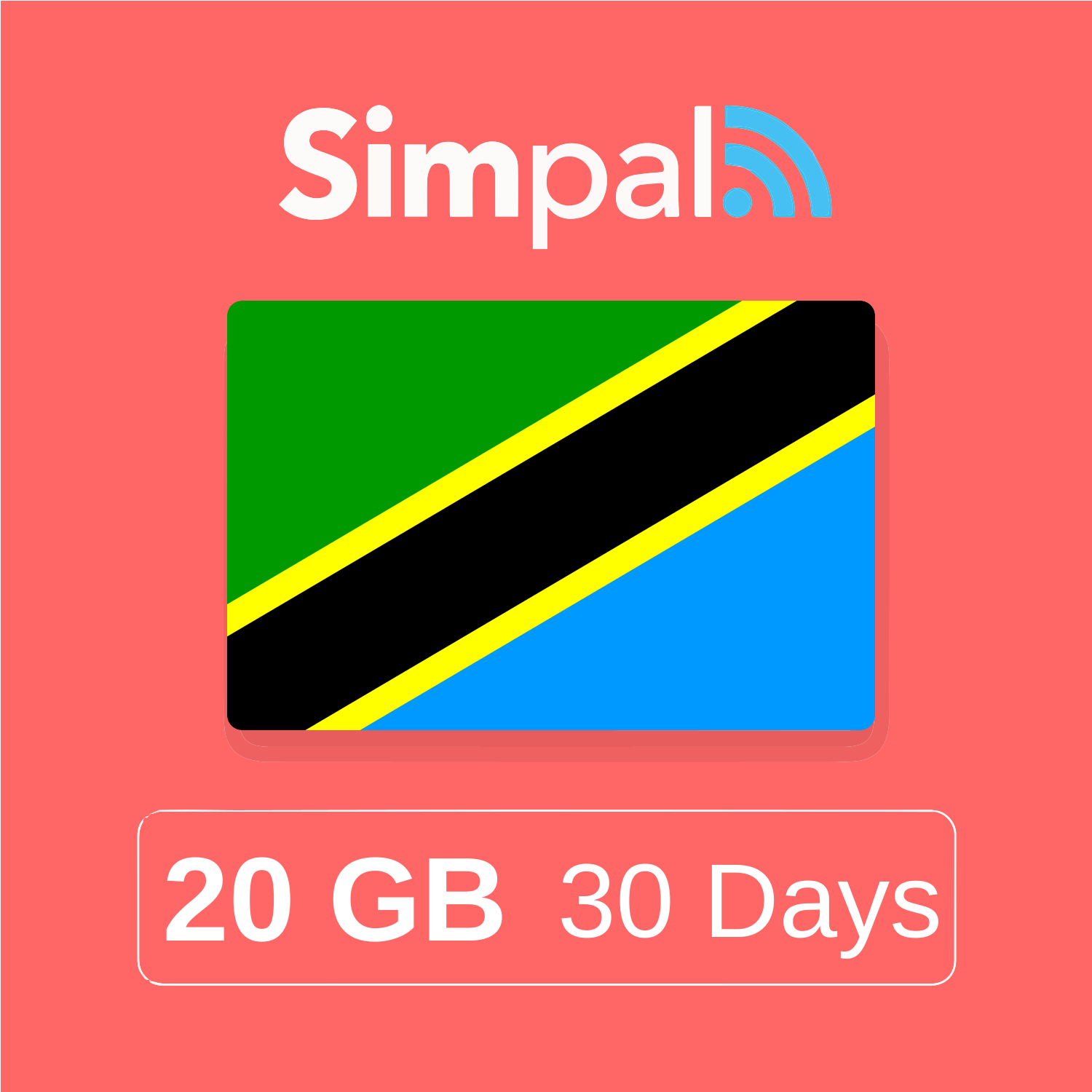 Tanzania eSIM - 20GB Data (30 Days)
