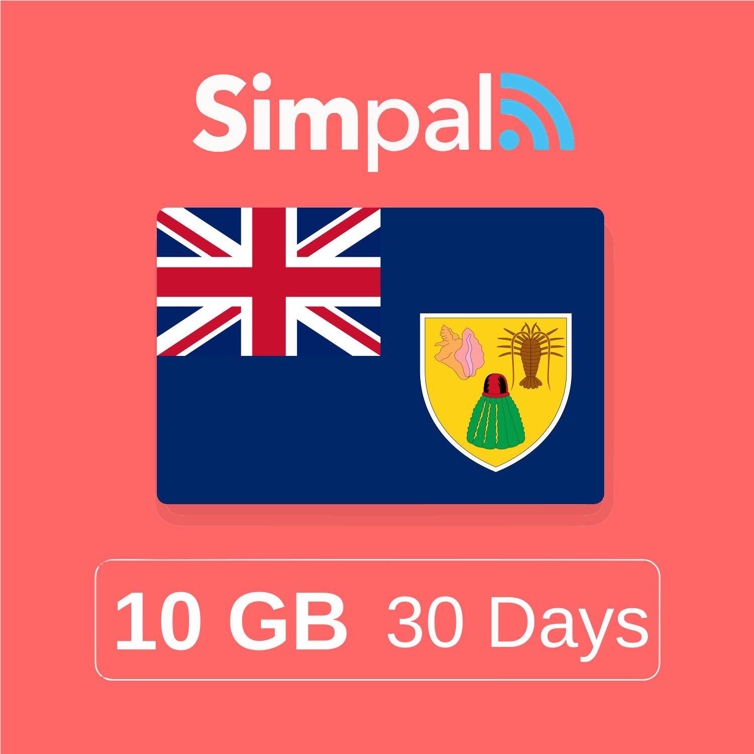 Turks and Caicos Islands eSIM - 10GB Data (30 Days)
